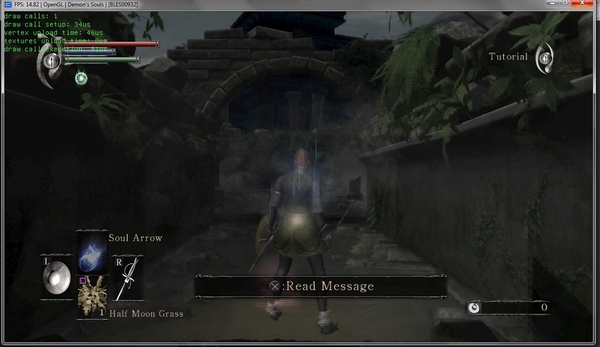 Demon's Souls managed to run on the emulator! - Demons souls, Rpcs3, Emulator, PC, Computer