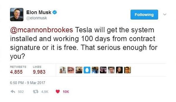 Тесла продолжает радовать. - Tesla, Тесла, Twitter, Новости, Будущее, Электричество