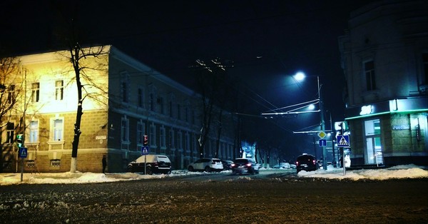 Night streets, Moldova - My, Instagram, Moldova, Night, Lights