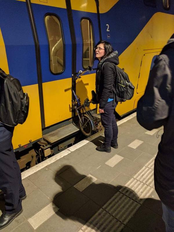 When even the train squeezes you - A bike, Stolen, A train, Theft