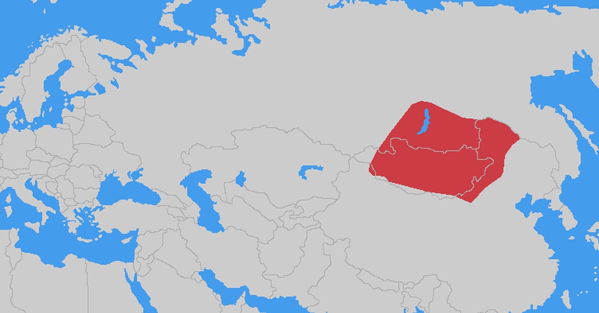 Карта татаро монгольской империи на пике могущества