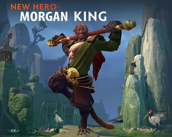 Dota 2 new hero Mk ( Morgan King) Walking dead