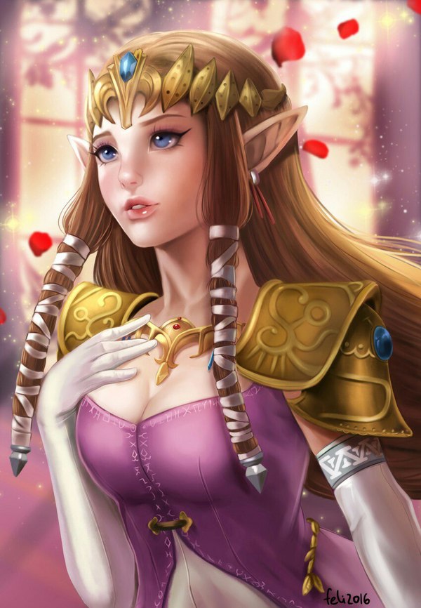 Just a selection of Princess Zelda art! - Zelda, The legend of zelda, Legend, 2017, Games, Girls, Longpost