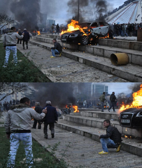 Photo for memory - Fire, Crash, Take a picture of the type, Albania