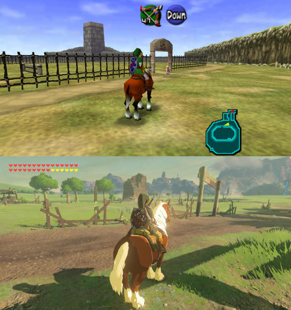 Then and Now - Wii u, The legend of zelda