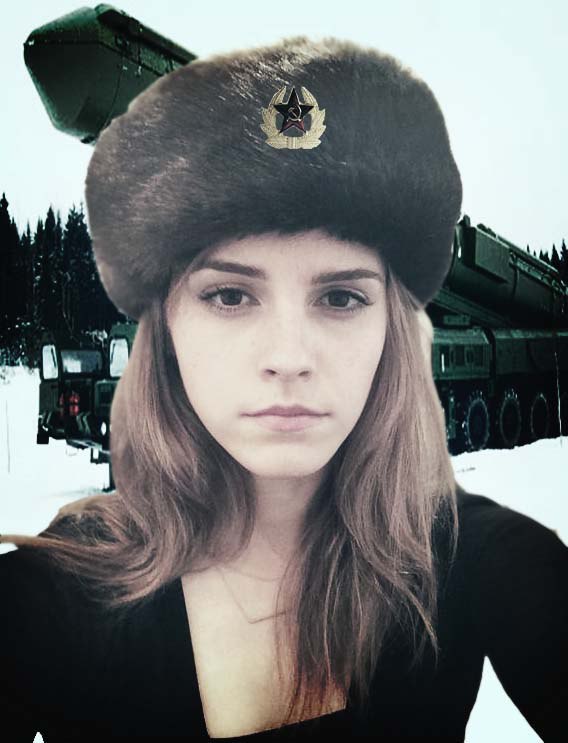 Thanks to the hackers, now everyone will know that Emma Watson is a Russian spy. - The photo, Humor, My, Emma Watson, Draining, Fotozhaba