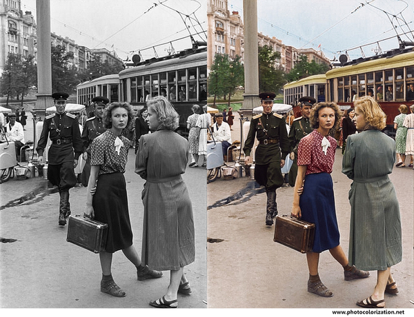 My coloration - My, Colorization, the USSR, The photo, Longpost