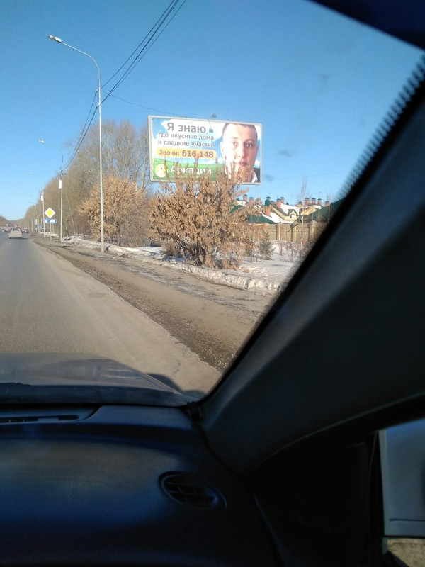 Arkady knows... - Tyumen, My, Longpost, Advertising, Realtor