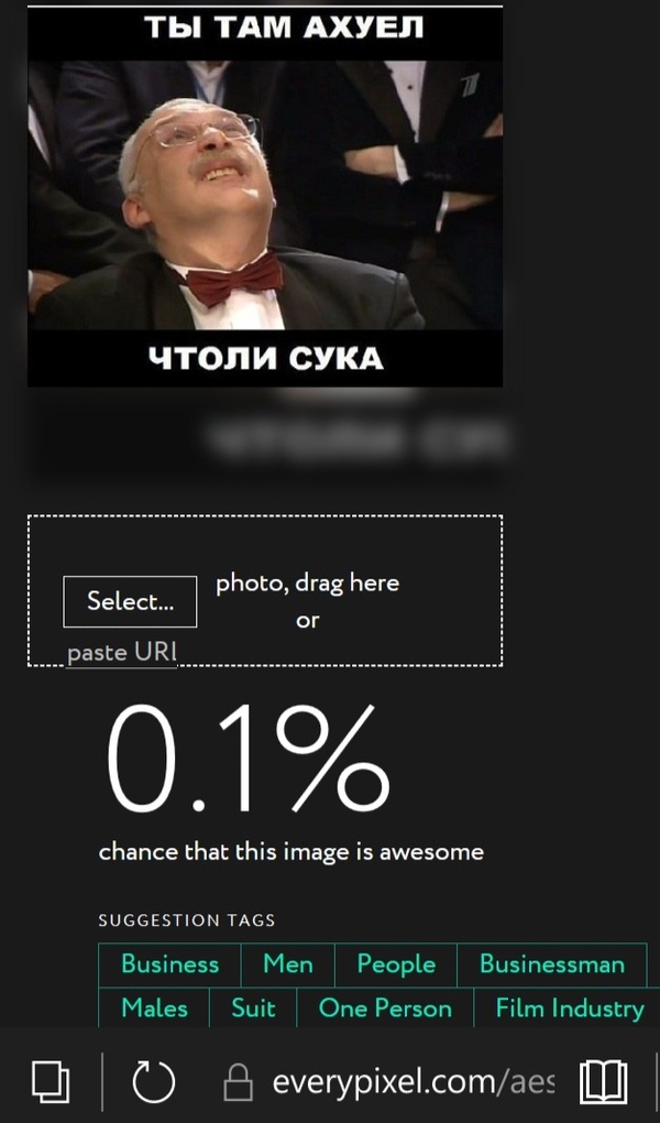 When the neural network doesn't think your picture is cool... - My, , Нейронные сети, Not, , Alexander Druz