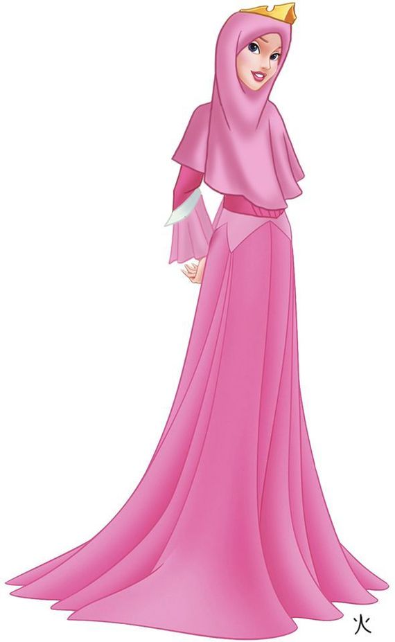 Guess hu from hu. - Walt disney company, Princess, Hijab, Images, Hair, Cartoons, Elsa, Art, Longpost