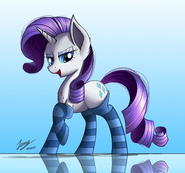 Rarity's Sock Fashion My Little Pony, Ponyart, Rarity, MLP , Duskie-06