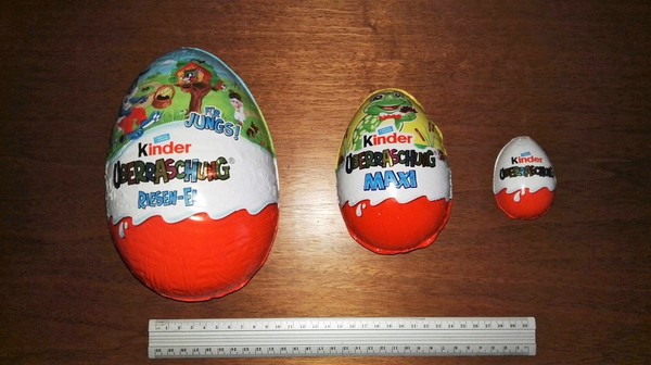 Когда размер имеет значение. - Моё, Киндер-Сюприз, Mega kinder-surprize