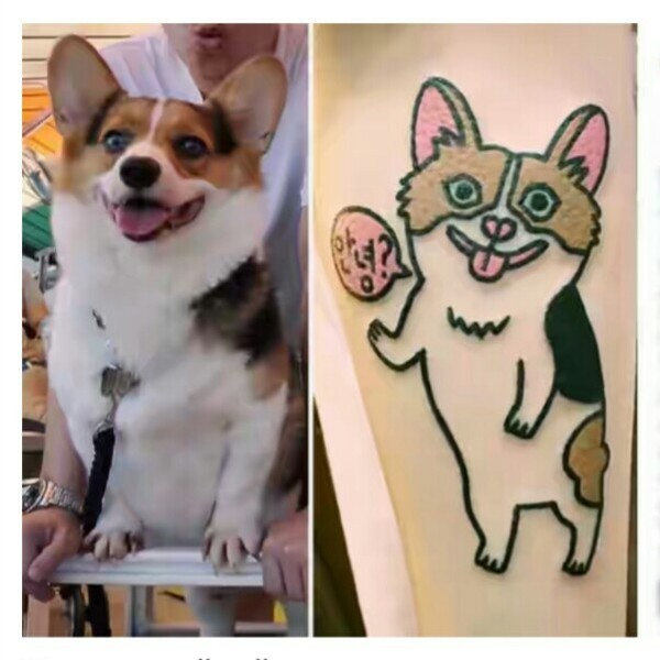 Korean tattoo artist famous for his funny pet tattoos - Longpost, Pets, Tattoo, Instagram, Dog, cat