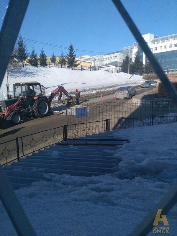 New road repair technologies - Fools and roads, Omsk, Longpost, From the network