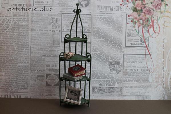 Whatnot. Miniature 1:12 - My, Rack, Miniature, Cardboard, Wire, Dollhouse, Video, Longpost