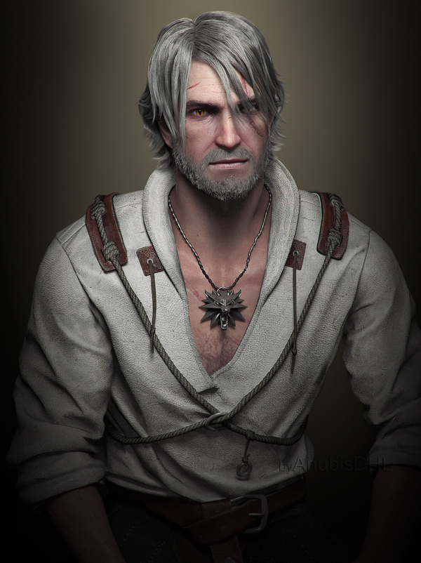 The Butcher of Blaviken - Witcher, Art, The Witcher 3: Wild Hunt, Images, Geralt of Rivia, Drawing, Games, The photo, Video