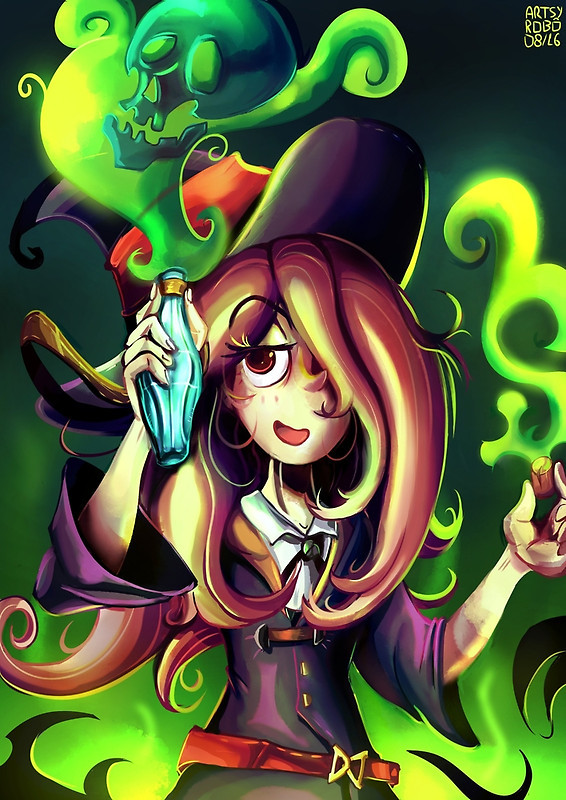 Queen of Poisons - Art, Anime, Little witch academia, Sucy manbavaran, Anime art