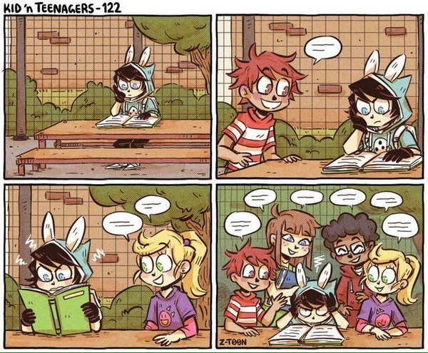 KnT - 122 (by Z-T00N) - Knt, z-T00n, Comics, Reading