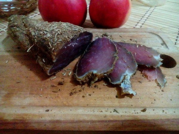Dried meat... debut! - My, Meat, Bloater, Food