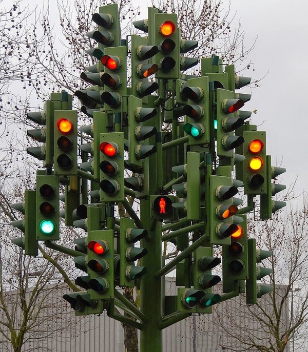 Lighttreefor - Traffic lights, Road, Tree, Adjustment