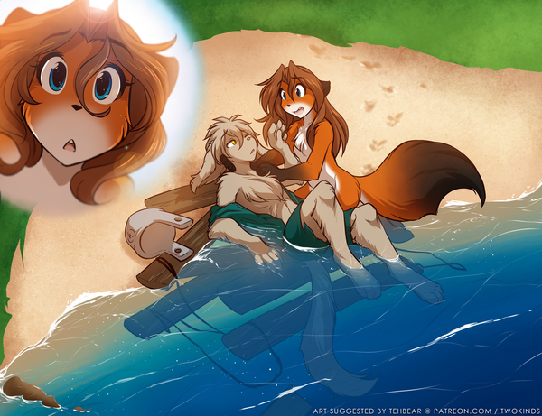 TwoKinds Sketches (01.17-02.17) , , , TwoKinds, Flora, Natani, Tom Fischbach, Keith, 