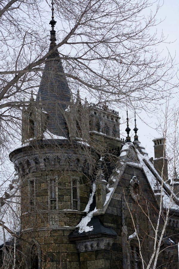 Garibaldi Castle - My, Lock, Gothic, Winter, Resort, Longpost