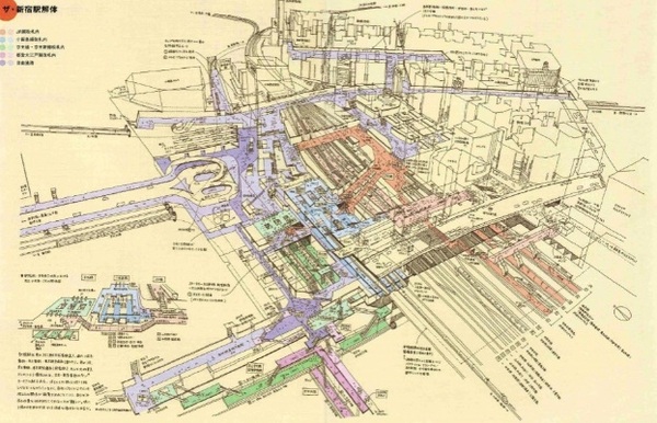 The most complex subway system in the world - Scheme, Metro, Japan, Exit