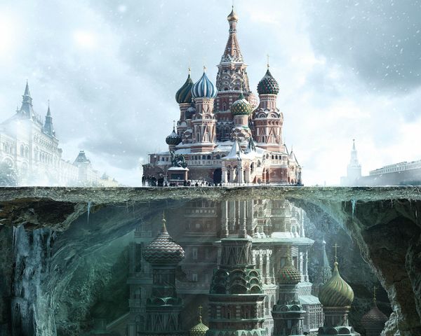 Breathtaking art - Art, Temple, Moscow, St. Basil's Cathedral, Painting