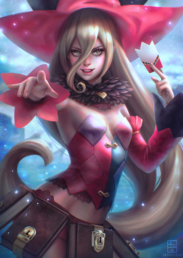 Magilou by Abigail Diaz - Magilou, , Serafleur, , Anime art, Girls