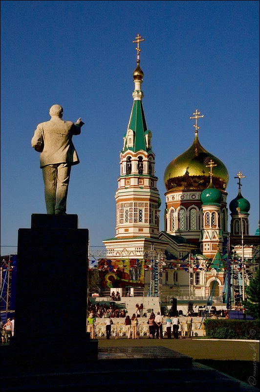 Omsk - Omsk, Lenin, The cathedral, The photo