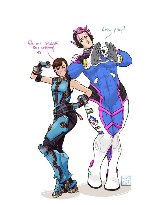 Outfit exchange - Overwatch, Cosplay, Humor, Longpost