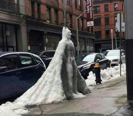 Snow Batman - Batman, Snow