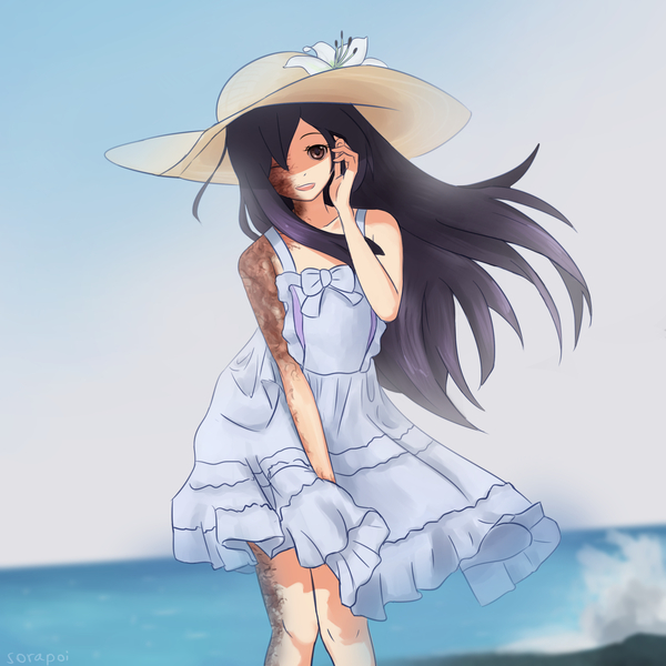 Summer Wind - Drawing, Anime, Anime art, Hanako ikezawa, Katawa shoujo, Visual novel