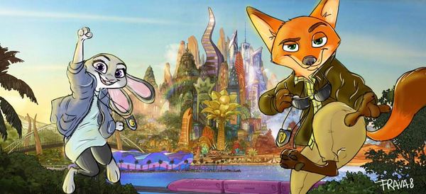 Let's make the world a better place! - Zootopia, Zootopia, Nick and Judy, 