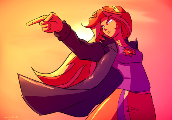 . My Little Pony, , Equestria Girls, 1n33d4hug, Twilight Sparkle, Sunset Shimmer, Kanashiipanda