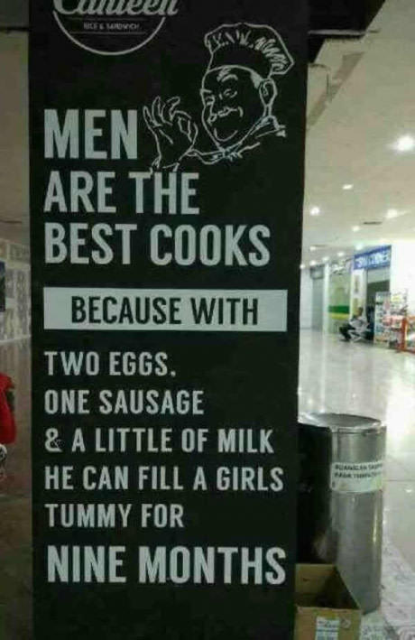 Men are the best cooks - Humor, Cook, The male, , , Men