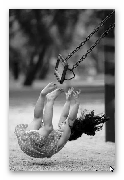 Swing is not as fun as in the photo on the Internet - Swing, The photo, , Longpost