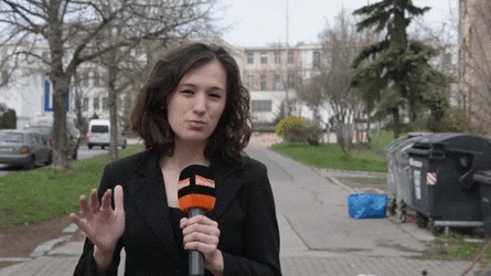 Рождение бомжа Бомж, Репортер, Гифка
