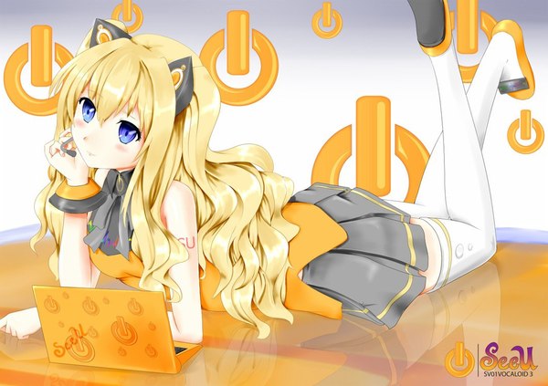 Vocaloids - Anime, Vocaloid, Hatsune Miku, Anime art, Seeu, Longpost