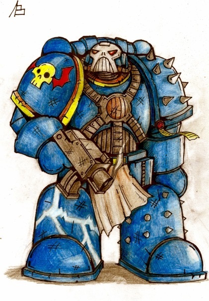 Unusual art on your favorite universe. - Warhammer 40k, Warhammer 30k, Chaos, Imperium, Wh Art, Longpost