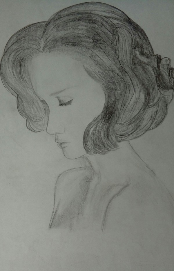 Drawing #3 - My, Drawing, Pencil drawing