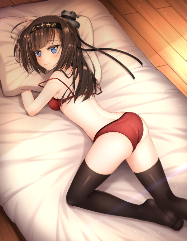 Akizuki - NSFW, Anime art, Anime, Akizuki, Kantai collection