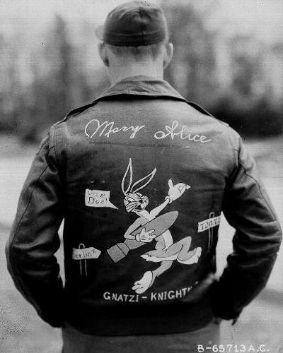 How US Air Force pilots decorated their jackets and planes - Airplane, Jacket, USAF, The Second World War, Pin up, Pilot, Historical photo, Longpost, Air force
