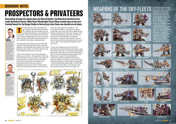  White Dwarf   . Warhammer: Age of Sigmar, Warhammer, White dwarf, Kharadron Overlords, John Blanche, Wh miniatures, 