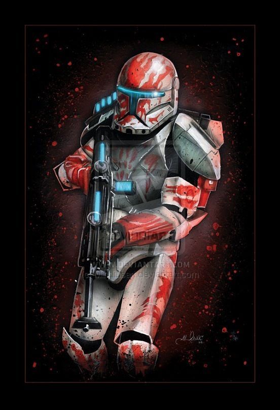 Another selection of arts on the theme of our favorite commandos - Star Wars, Art, Longpost
