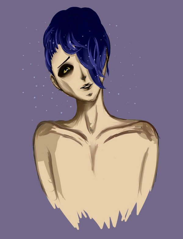 Рисовала парня, мама сказала "она похожа на зомби" :/