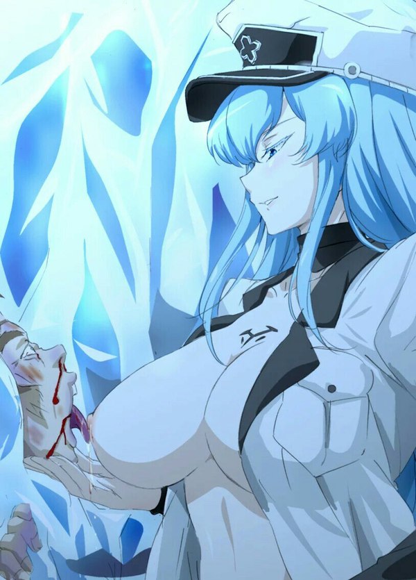 Anime Art - NSFW, Akame ga kill, Esdeath, Anime, Anime girls, Boobs