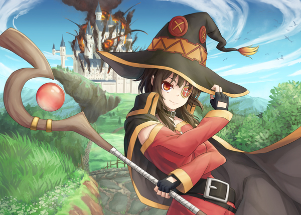 Castle Breaker - Anime, Anime art, Konosuba, Megumin