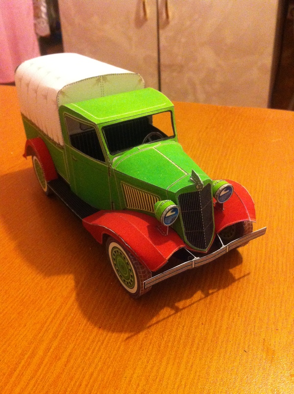 Ford Pick-Up 1936'   1:24 Ford, 1:24, , Papercraft, , , 