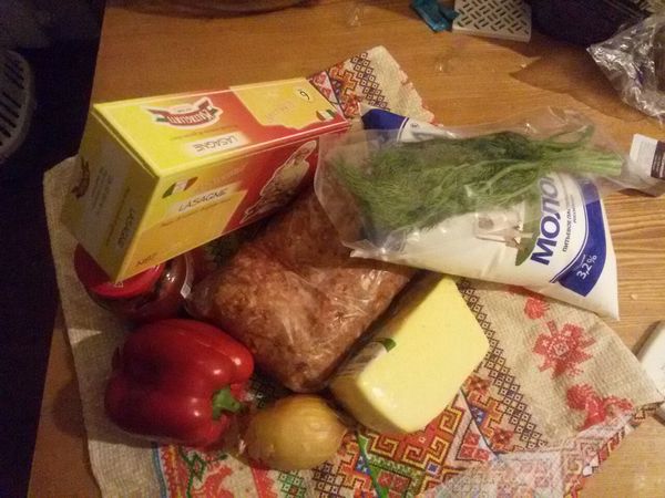 When my mom went on a business trip... - My, First post, Food, Lasagna, Independence, Longpost, Recipe